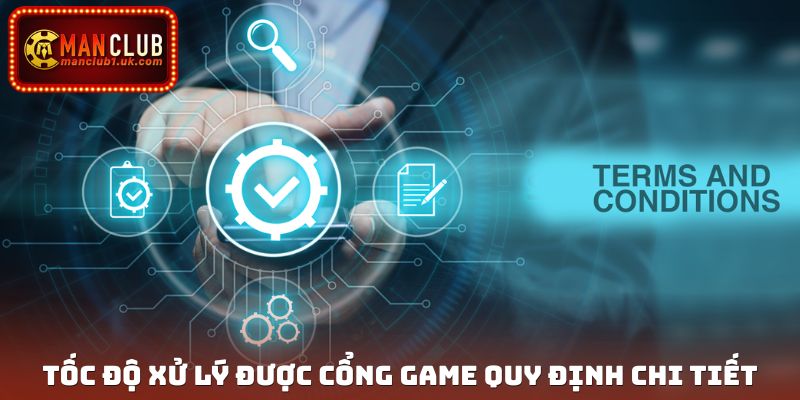 Tốc độ xử lý được cổng game quy định chi tiết